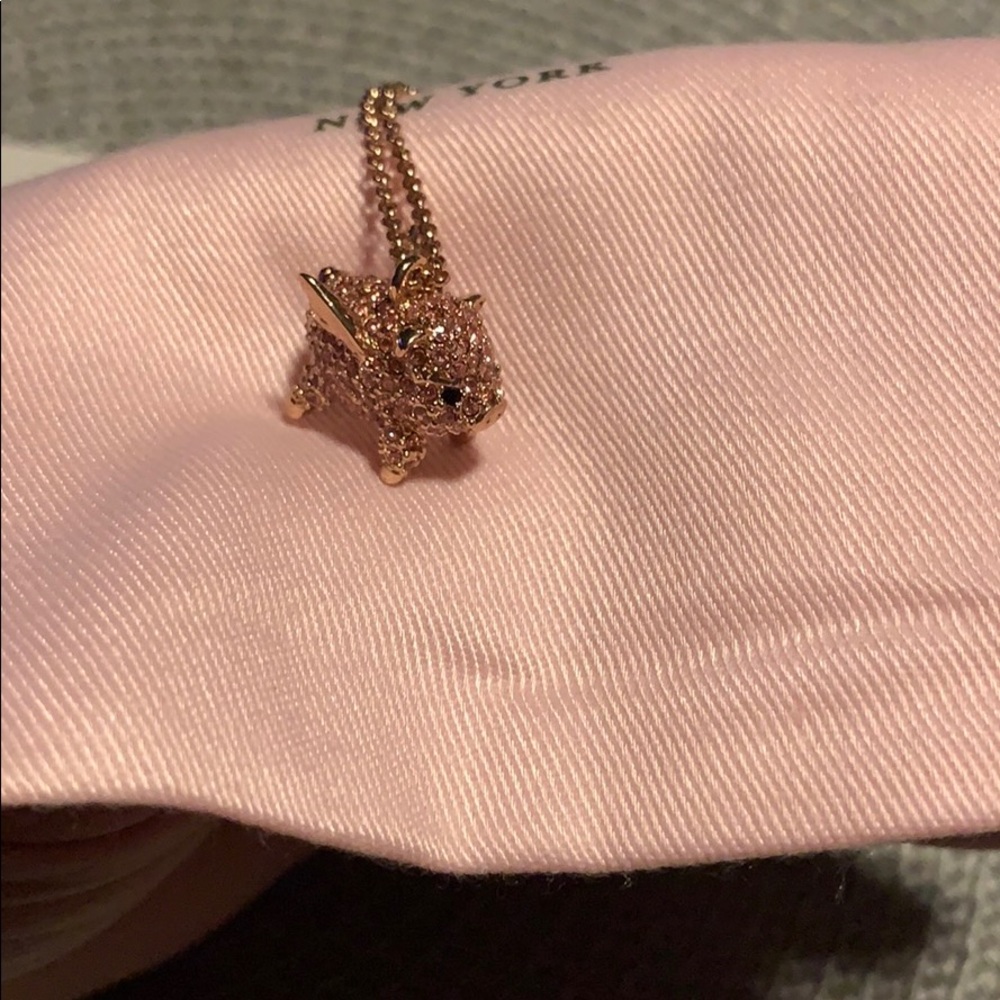 BNWT KATE SPADE “IMAGINATION FLYING PIG” NECKLACE